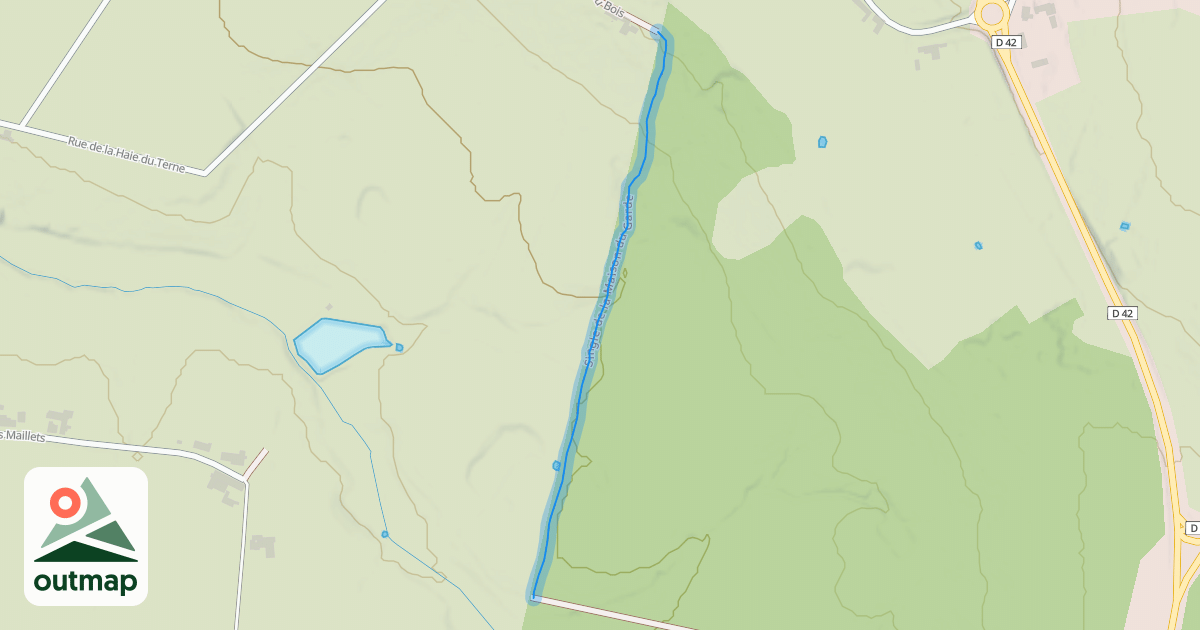 Map of Single de la Maison du Garde