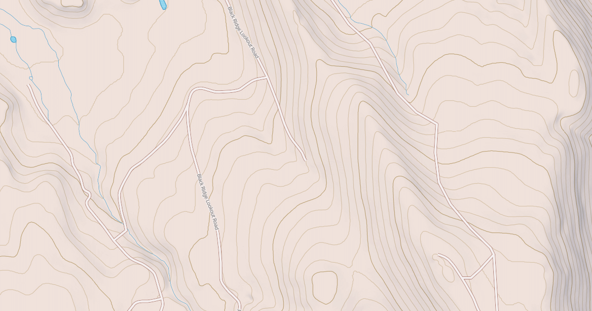 Map preview of BLACKS SPRINGS SPUR