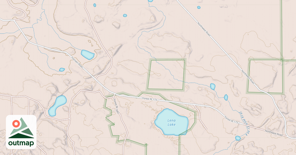 Map of JACKPINE