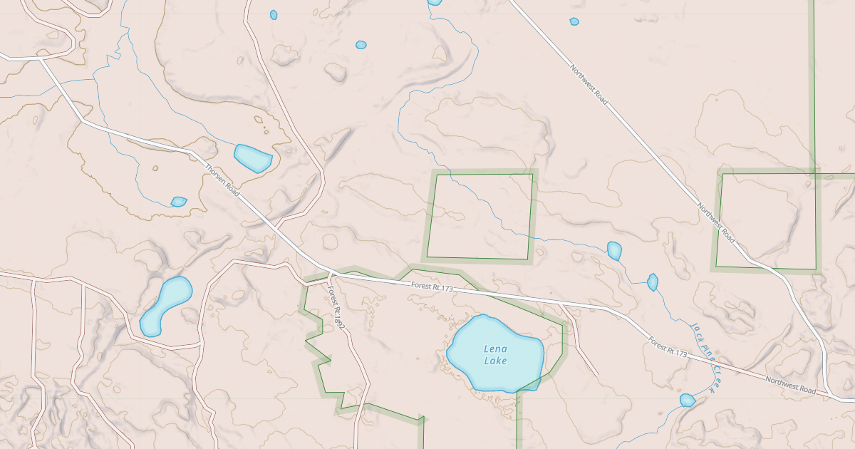 Map preview of JACKPINE
