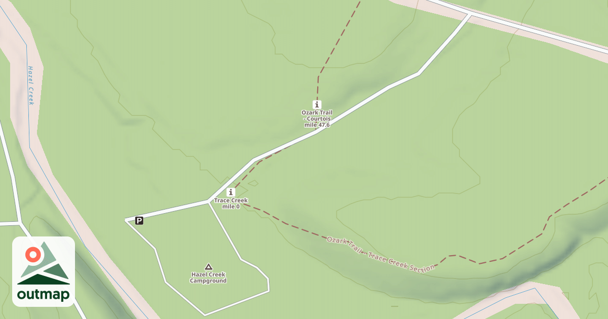 Map of HAZEL CREEK REC AREA