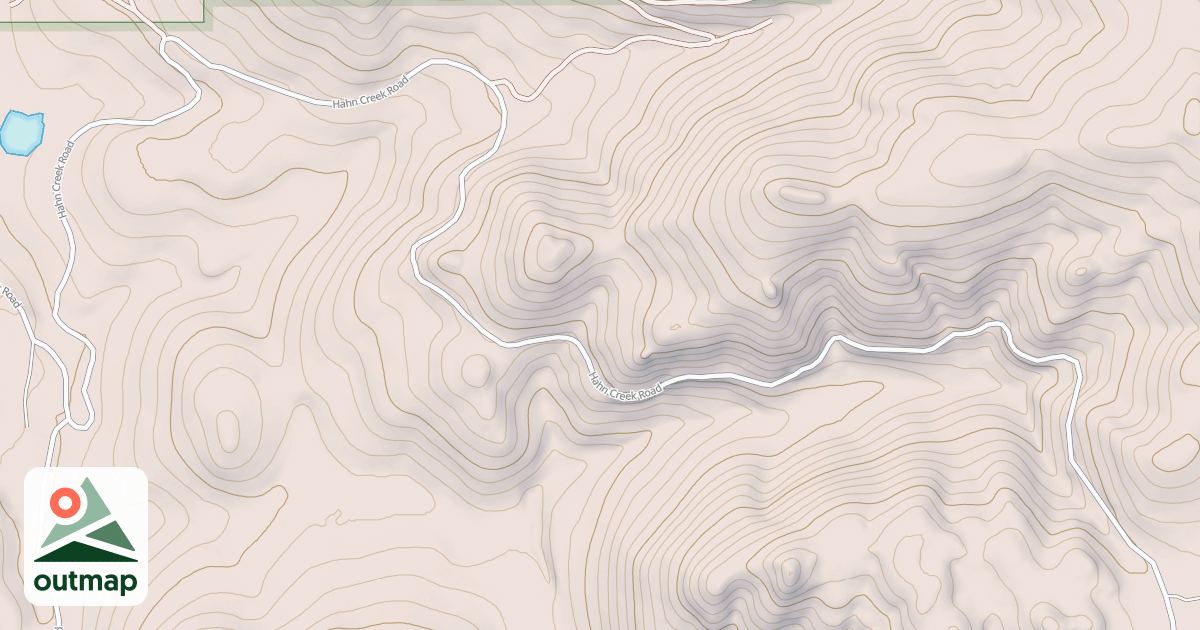 Map of HAHN CREEK