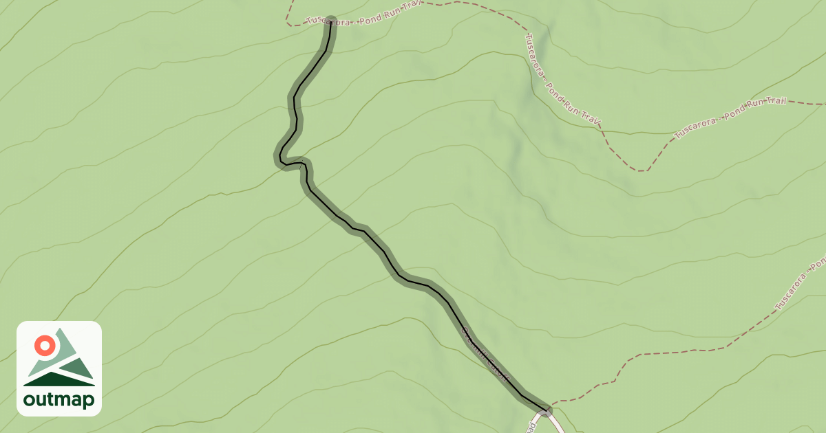 Map of Overmill Cutoff