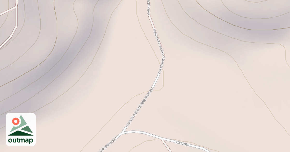Map of NORTH FORK DEADMAN