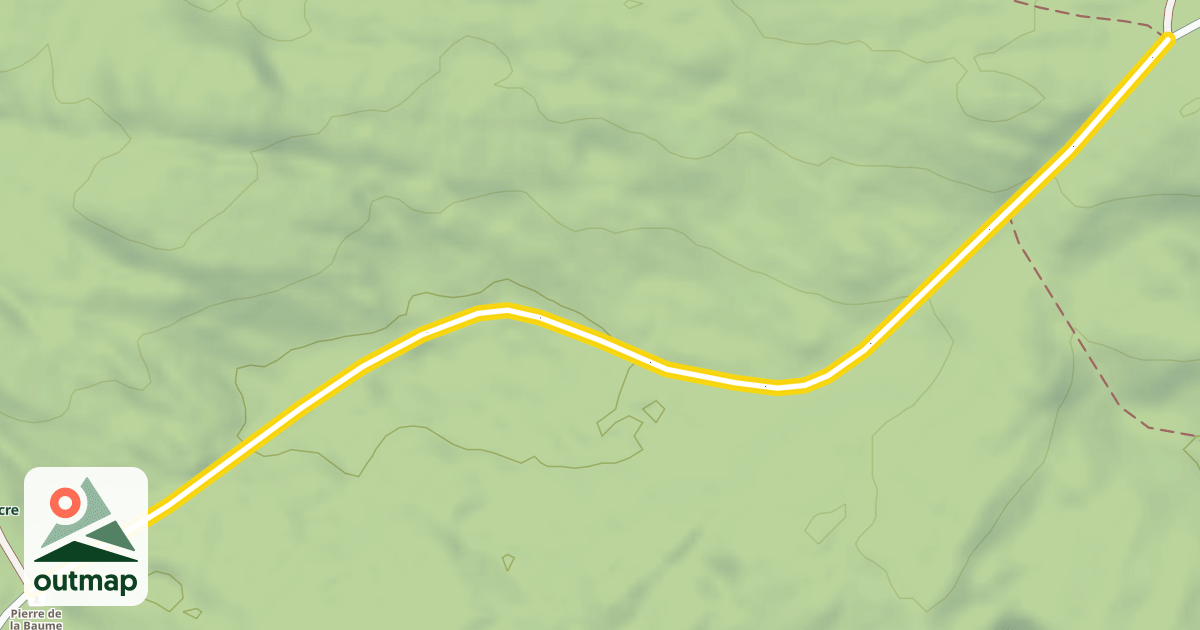 Map of Route Forestière des Tuffes