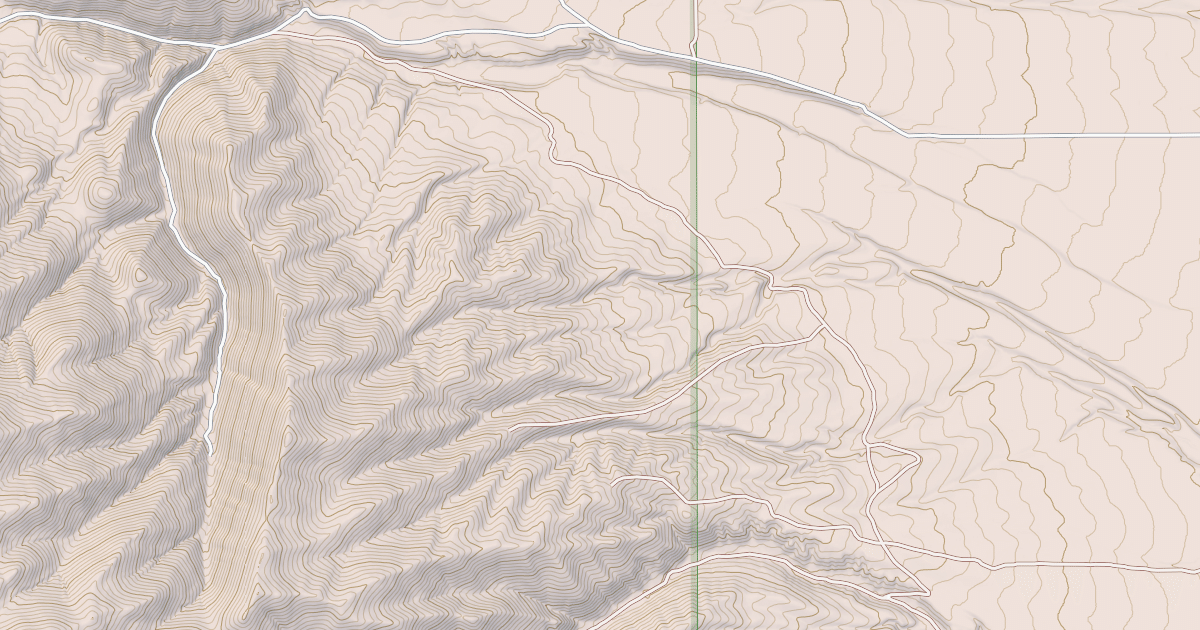 Map preview of EAST DRY-POLE CANYON