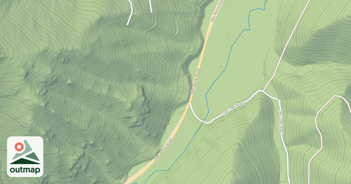 Map of (FDR) NEZ PERCE TRAIL