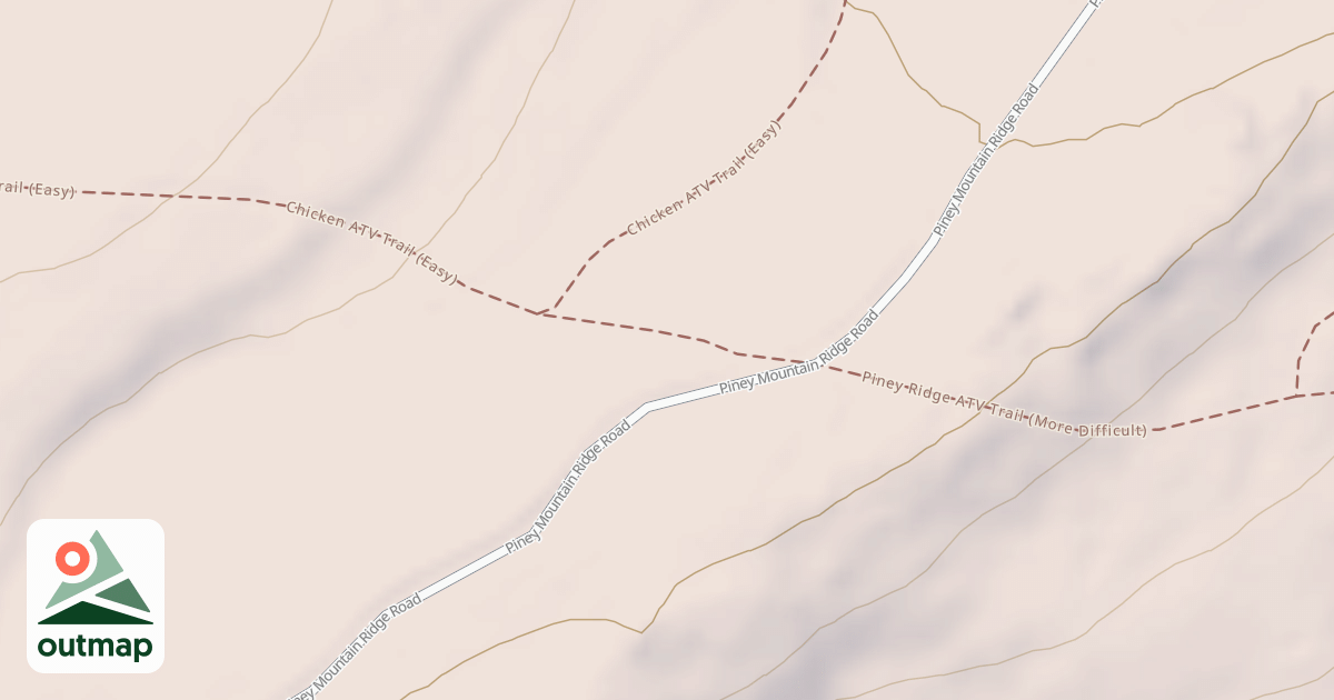 Map of Michaux State Forest - ATV Trail System