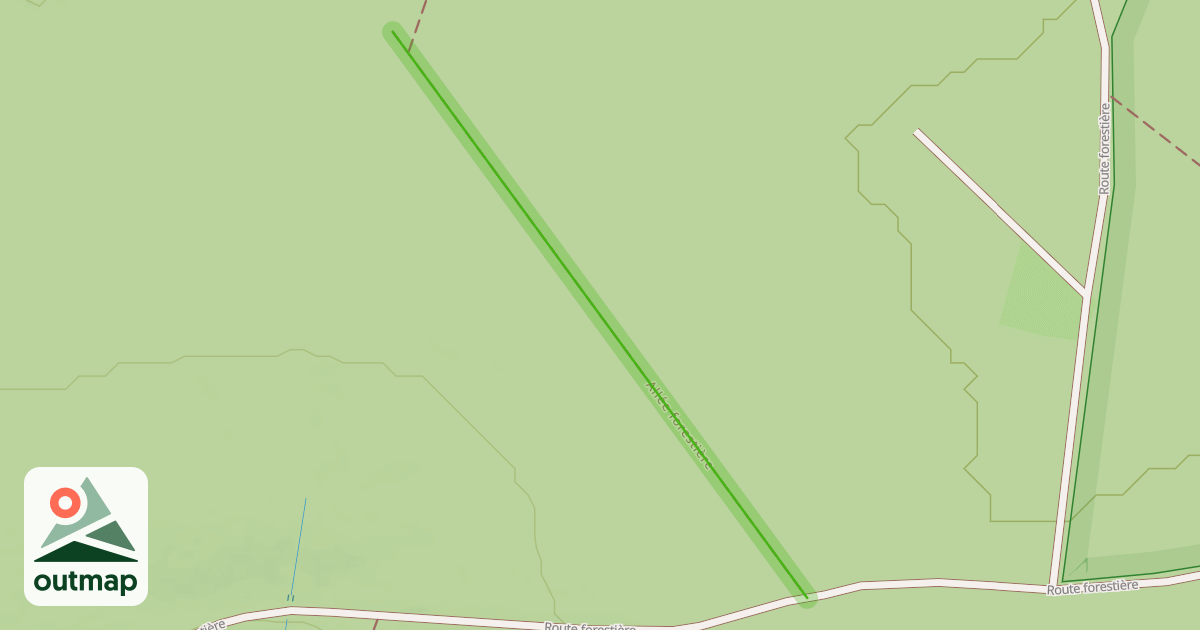 Map of Allée forestière