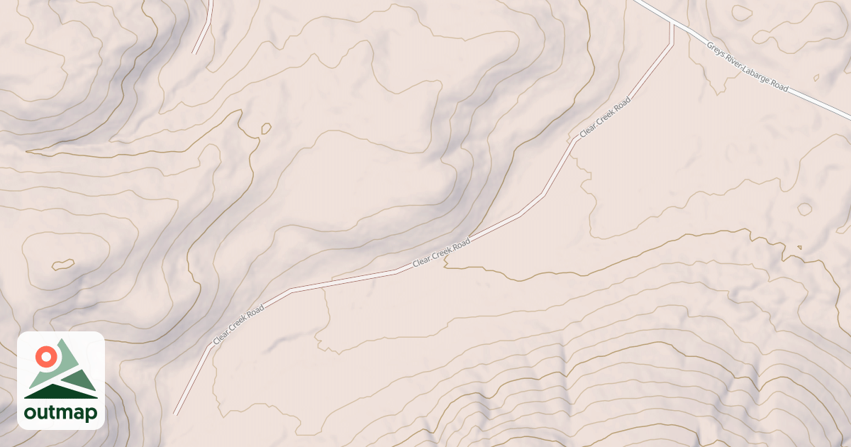 Map of CLEAR CREEK