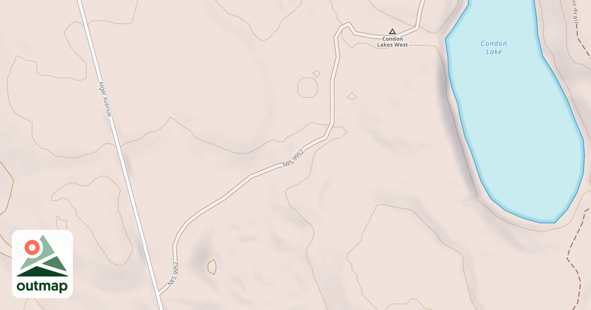 Map of CONDON LAKE CAMPSITES