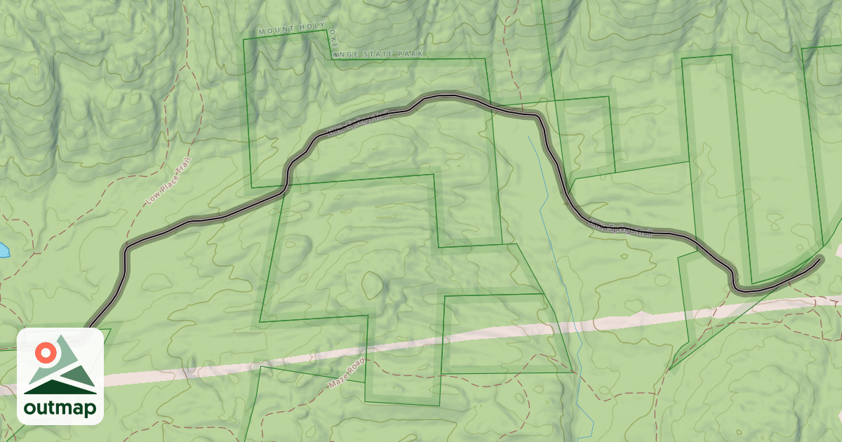 Map of Lithia Springs Trail