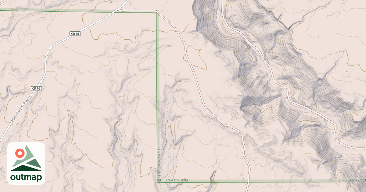 Map of ROBINSON FLATS BR 3B
