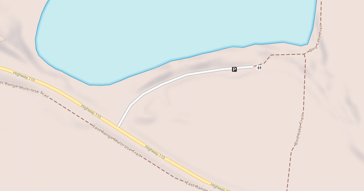 Map preview of BIRD LAKE ACCESS ROAD