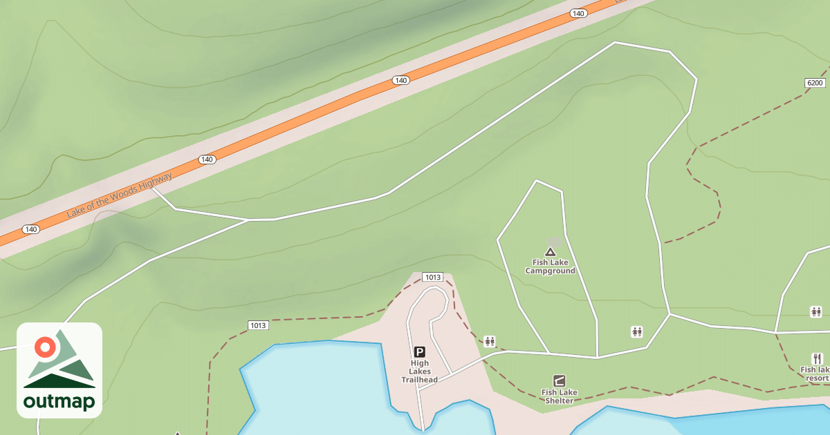 Map of FISH LAKE CAMPGROUND