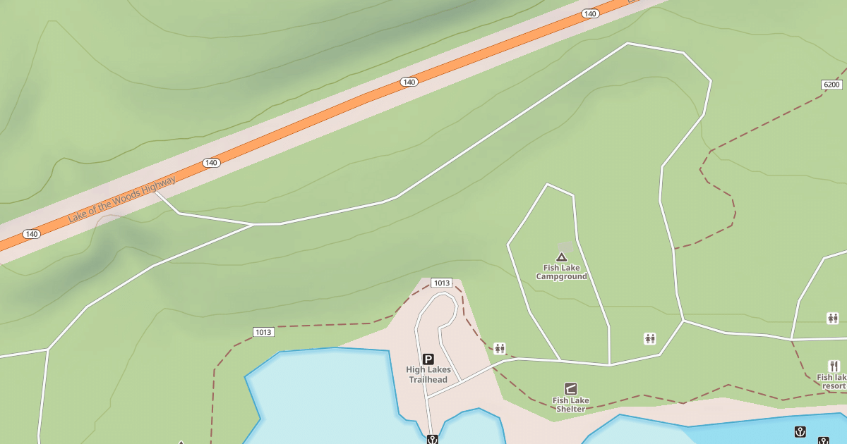 Map preview of FISH LAKE CAMPGROUND