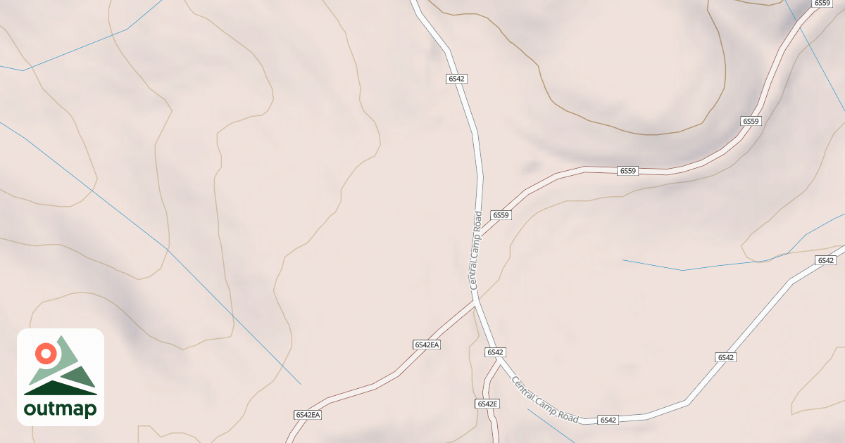 Map of CENTRAL CAMP T5