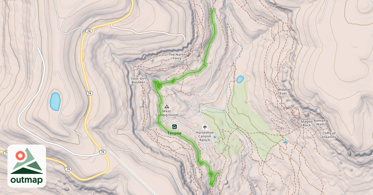 Map of Johnson Express
