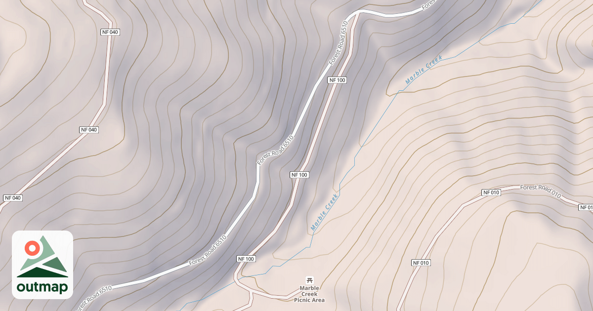 Map of MARBLE CR. CAMPGROUND