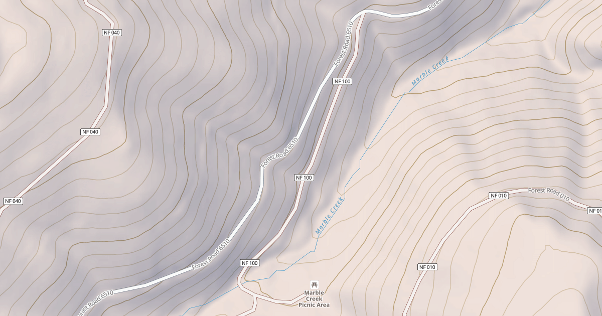 Map preview of MARBLE CR. CAMPGROUND