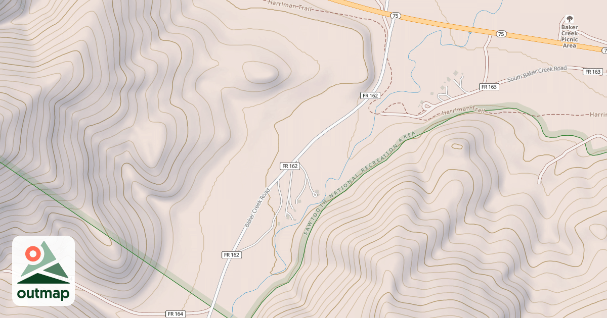 Map of BAKER CR