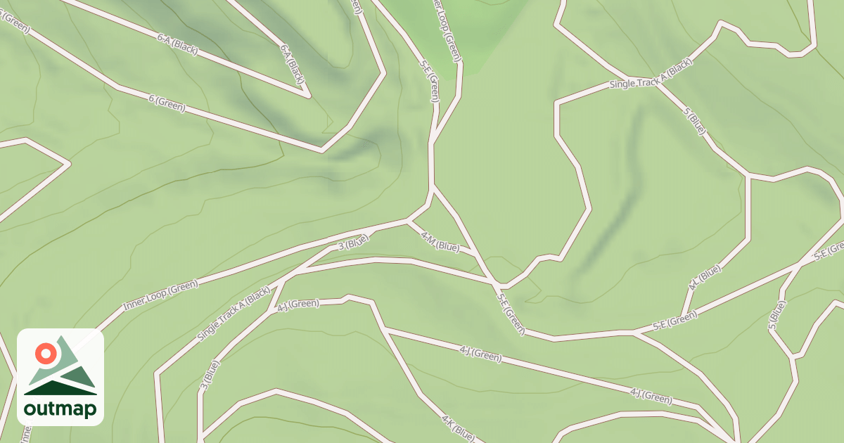 Map of Rock Run ATV Trails