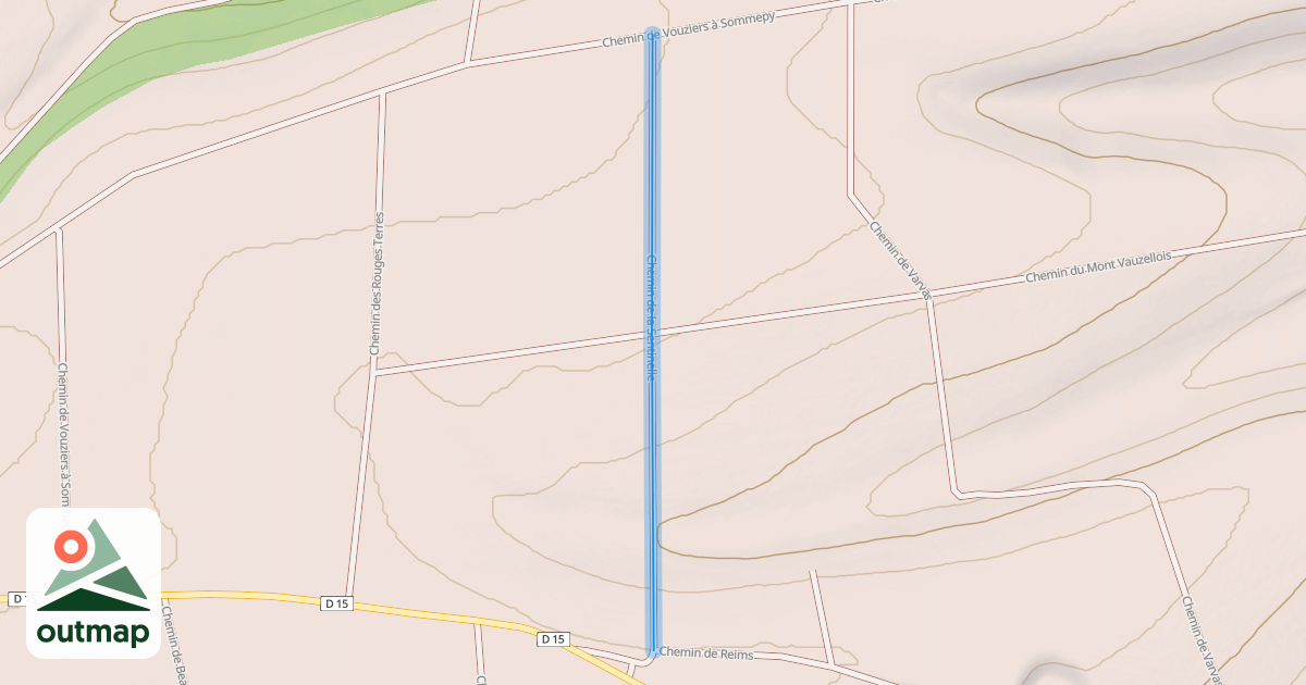 Map of Chemin de la Sentinelle
