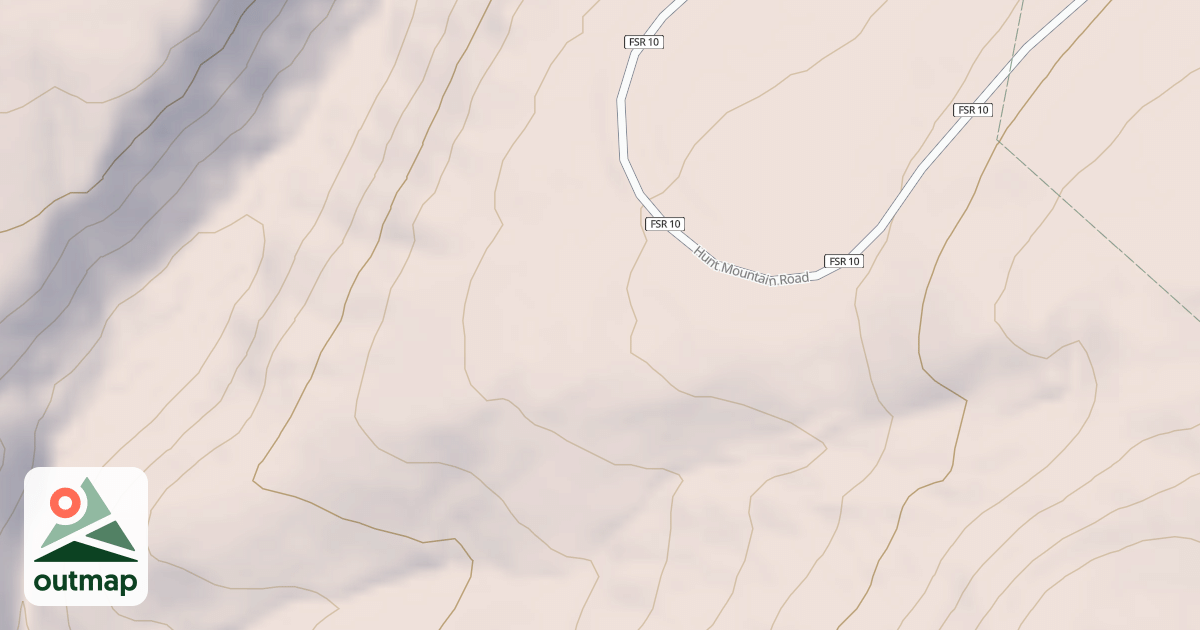 Map of Hudson Creek