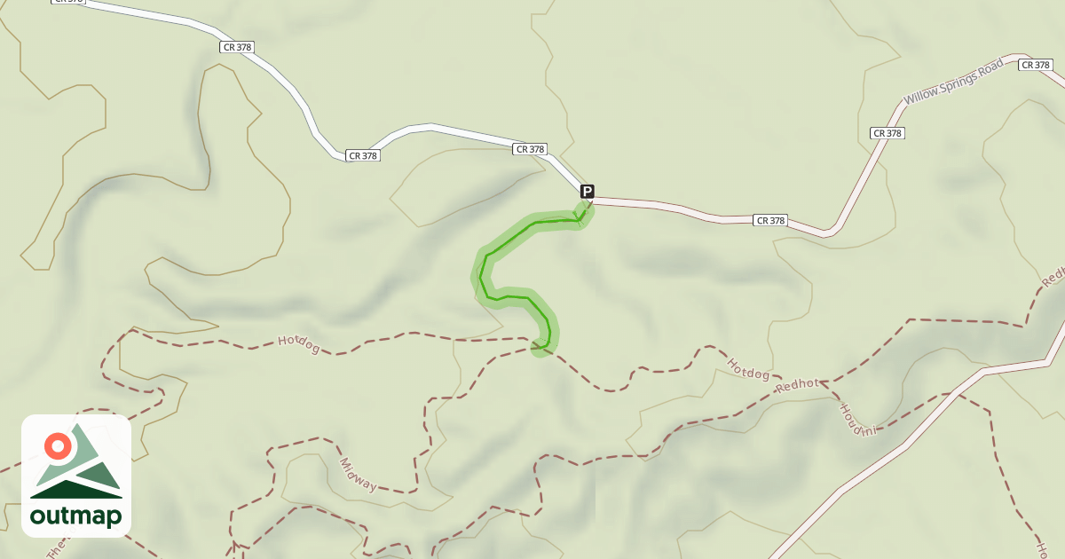 Map of Midway Trail