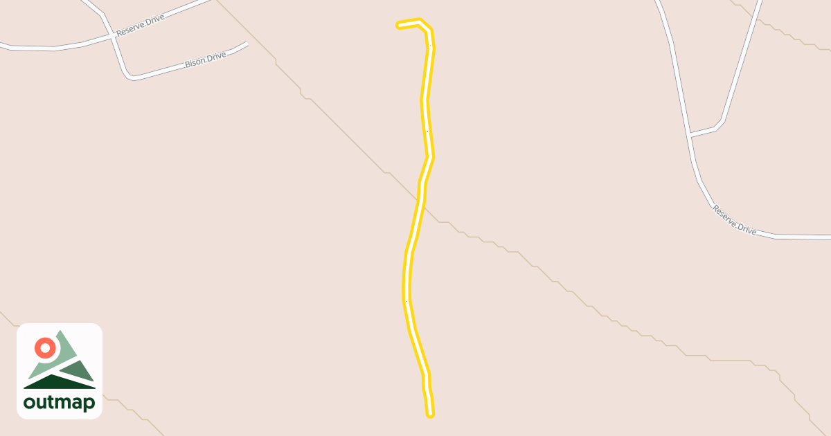 Map of Teton Reserve Nordic Trail