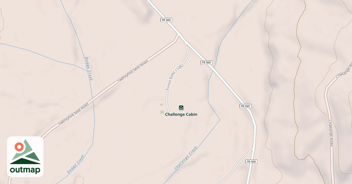 Map of CHALLENGE CABIN