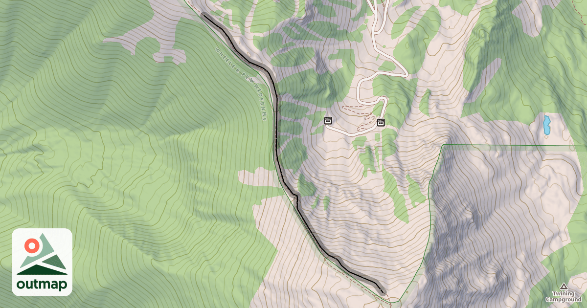 Map of Highline Ridge