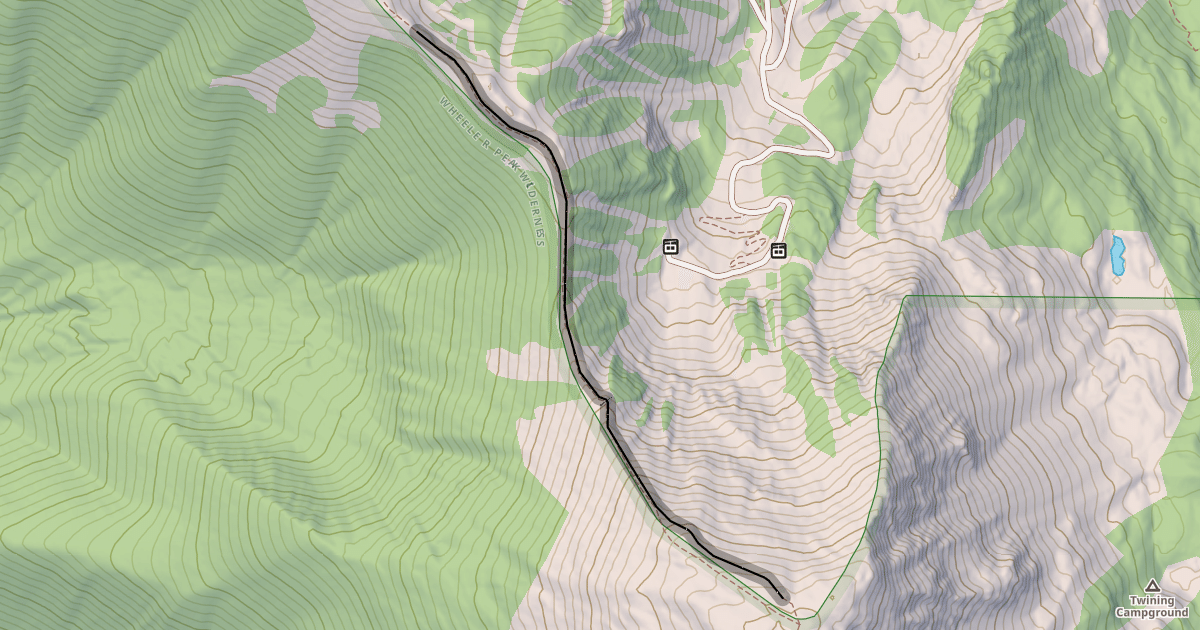 Map preview of Highline Ridge