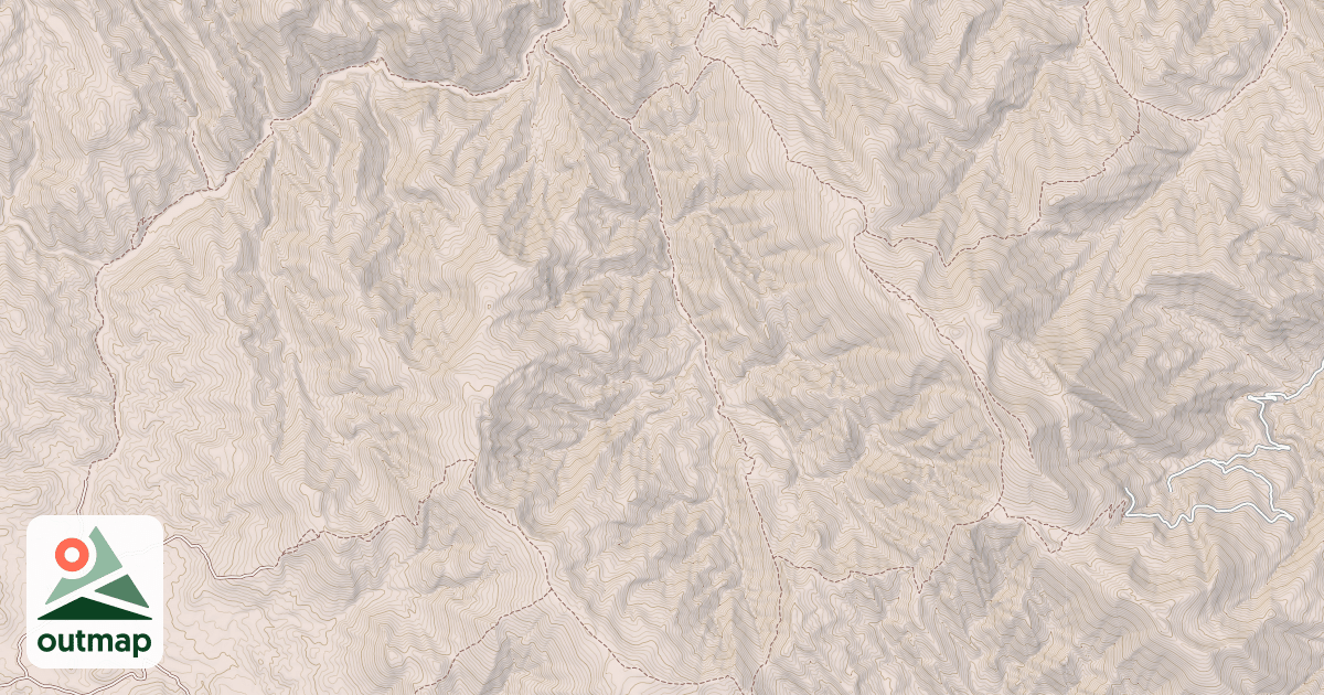 Map of DEADMAN CREEK
