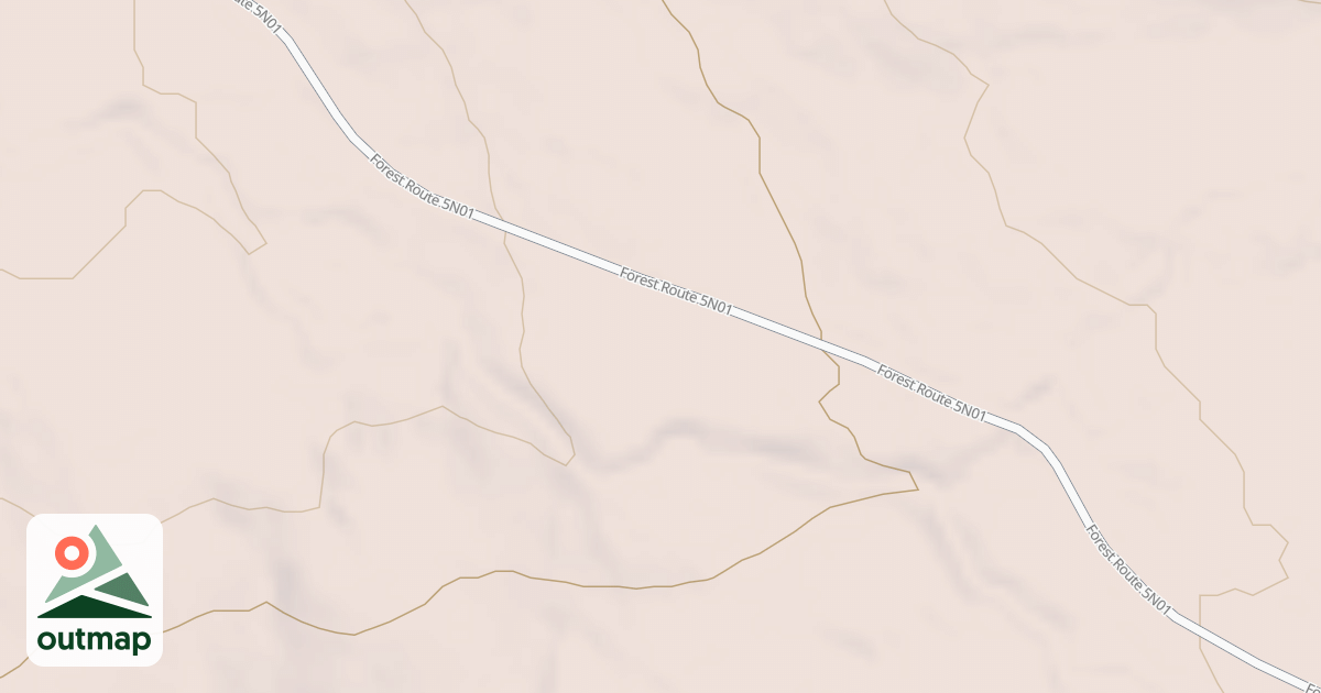 Map of USFS Motor Vehicle Use Map Trails 243144010602