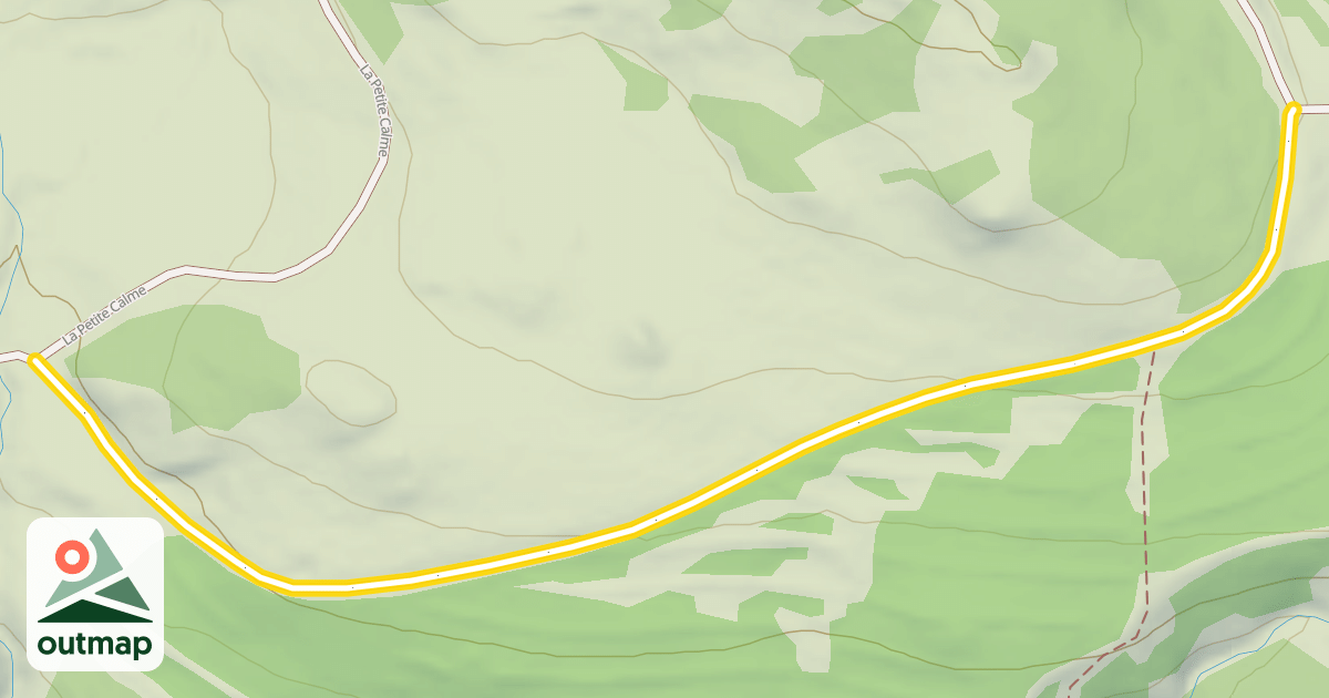 Map of La Petite Calme