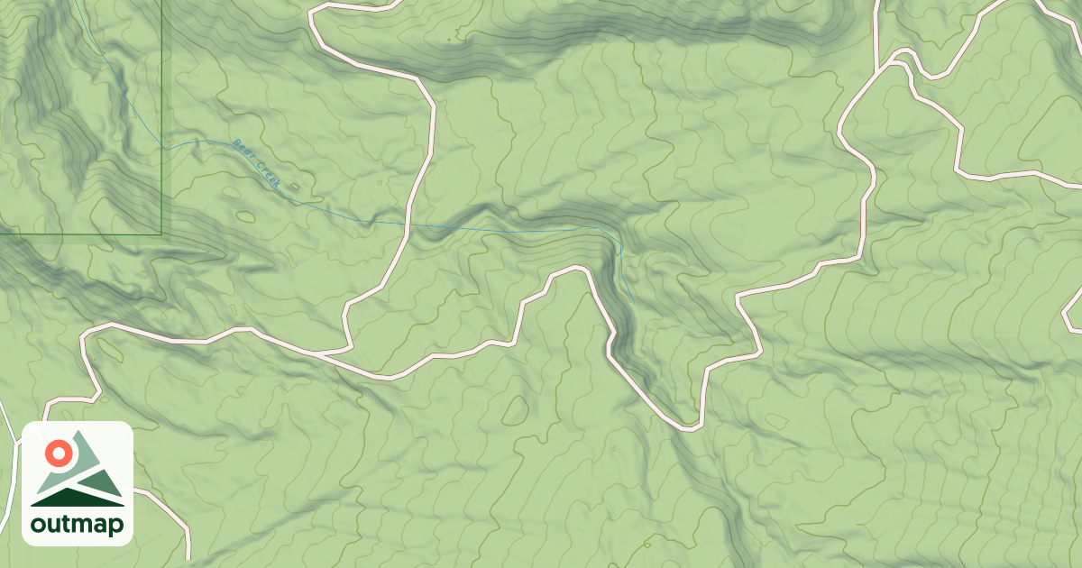 Map of BEAR CREEK