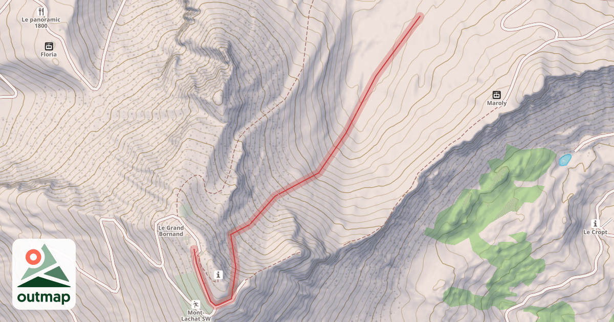 Map of La Freeride