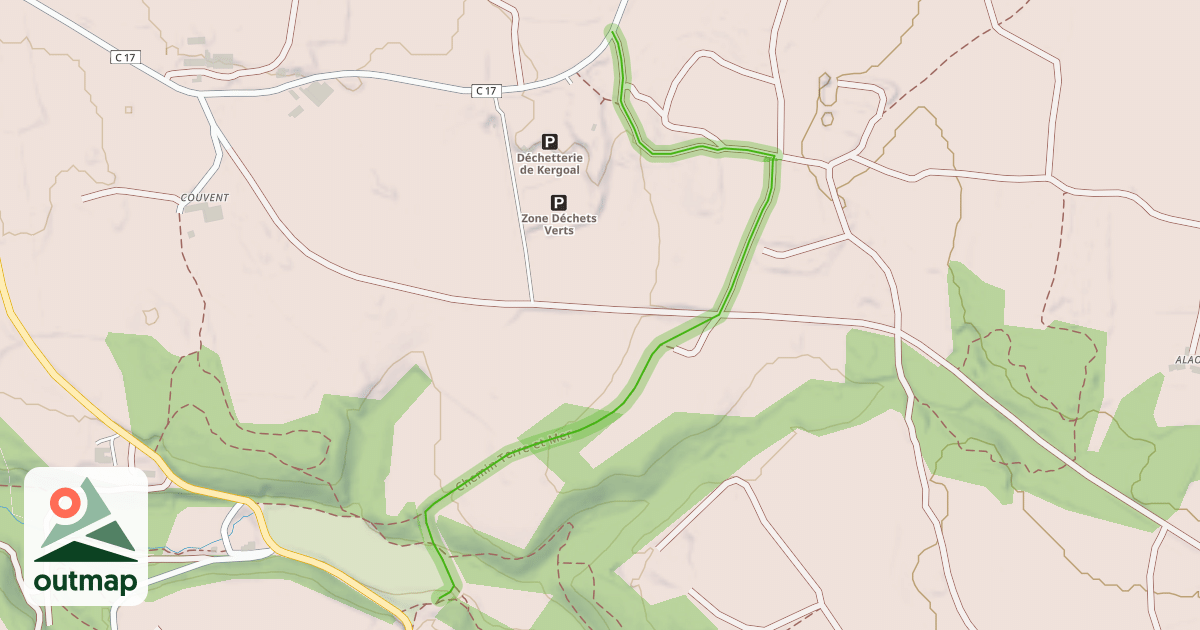 Map of Chemin Terre et Mer