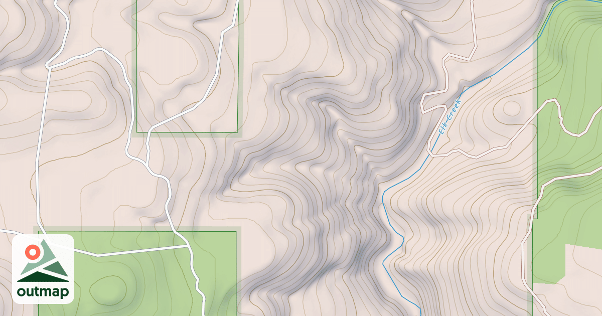 Map of BULLRUN CREEK