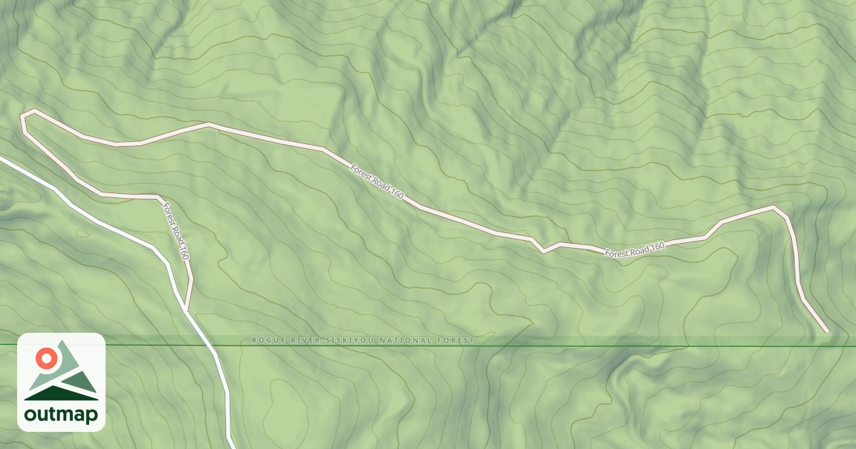 Map of COFFEE BUTTE