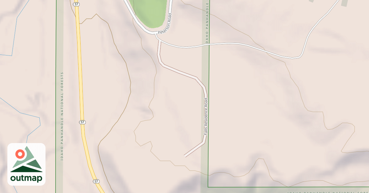 Map of FALLS RESIDENCE