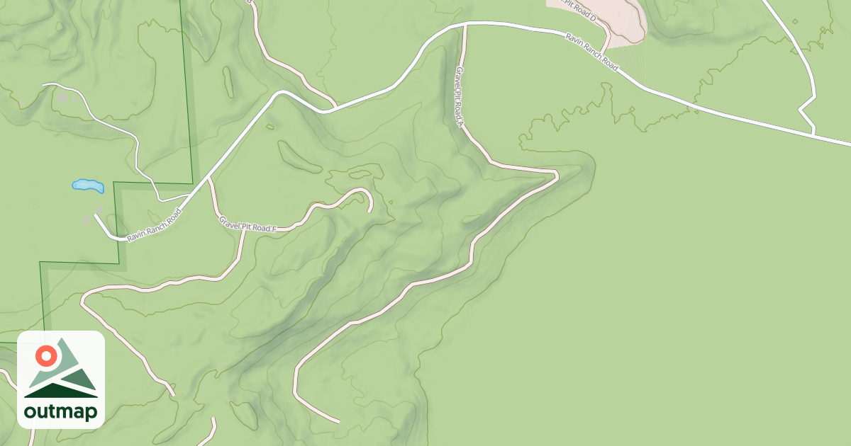 Map of GRAVEL PIT A
