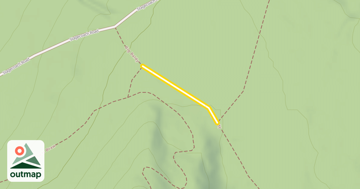 Map of Big Baldy