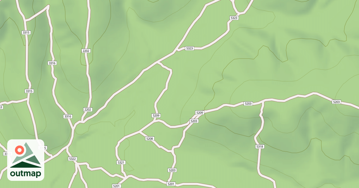 Map of USFS Motor Vehicle Use Map Trails 19733