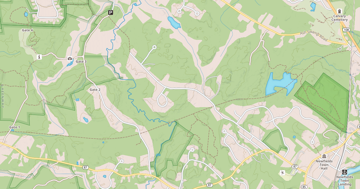 Map preview of Rockingham Rec. Rail Trail