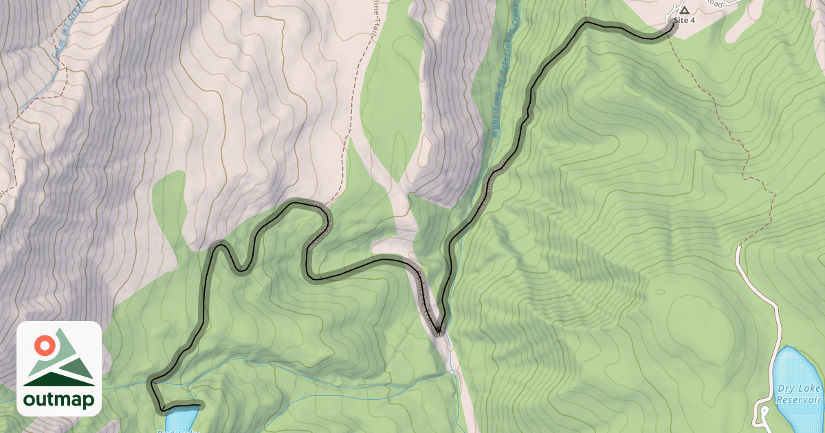 Map of Red Lake Trail