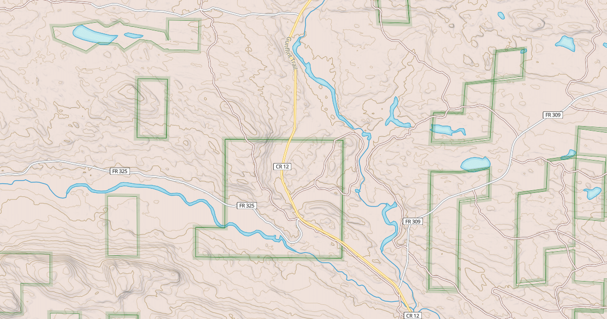 Map preview of GUNFLINT SNOWMOBILE
