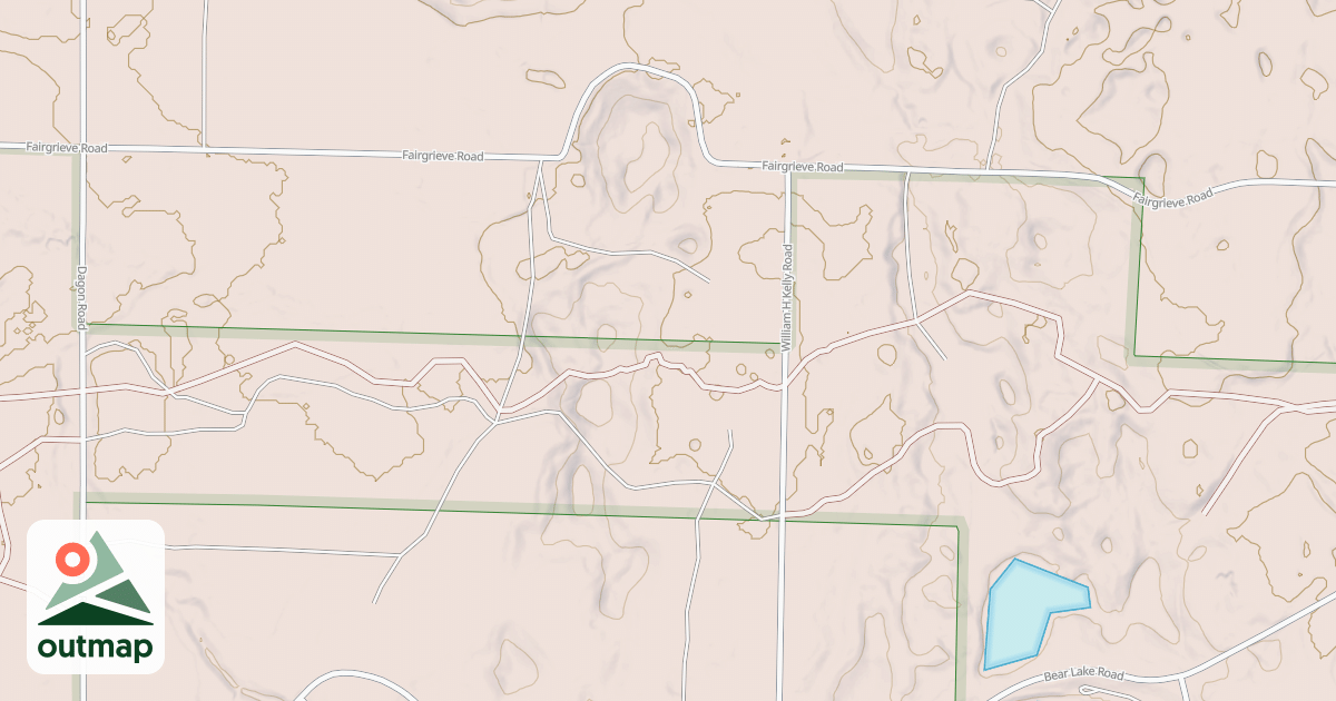 Map of Big Bear Trail