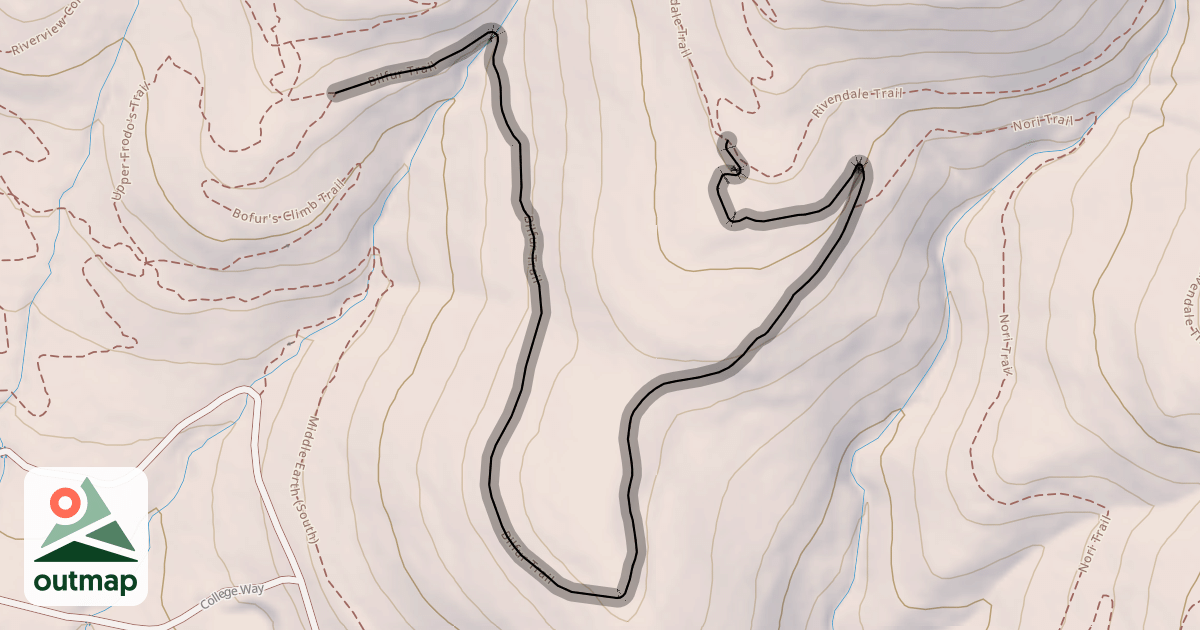Map of Bilfur Trail